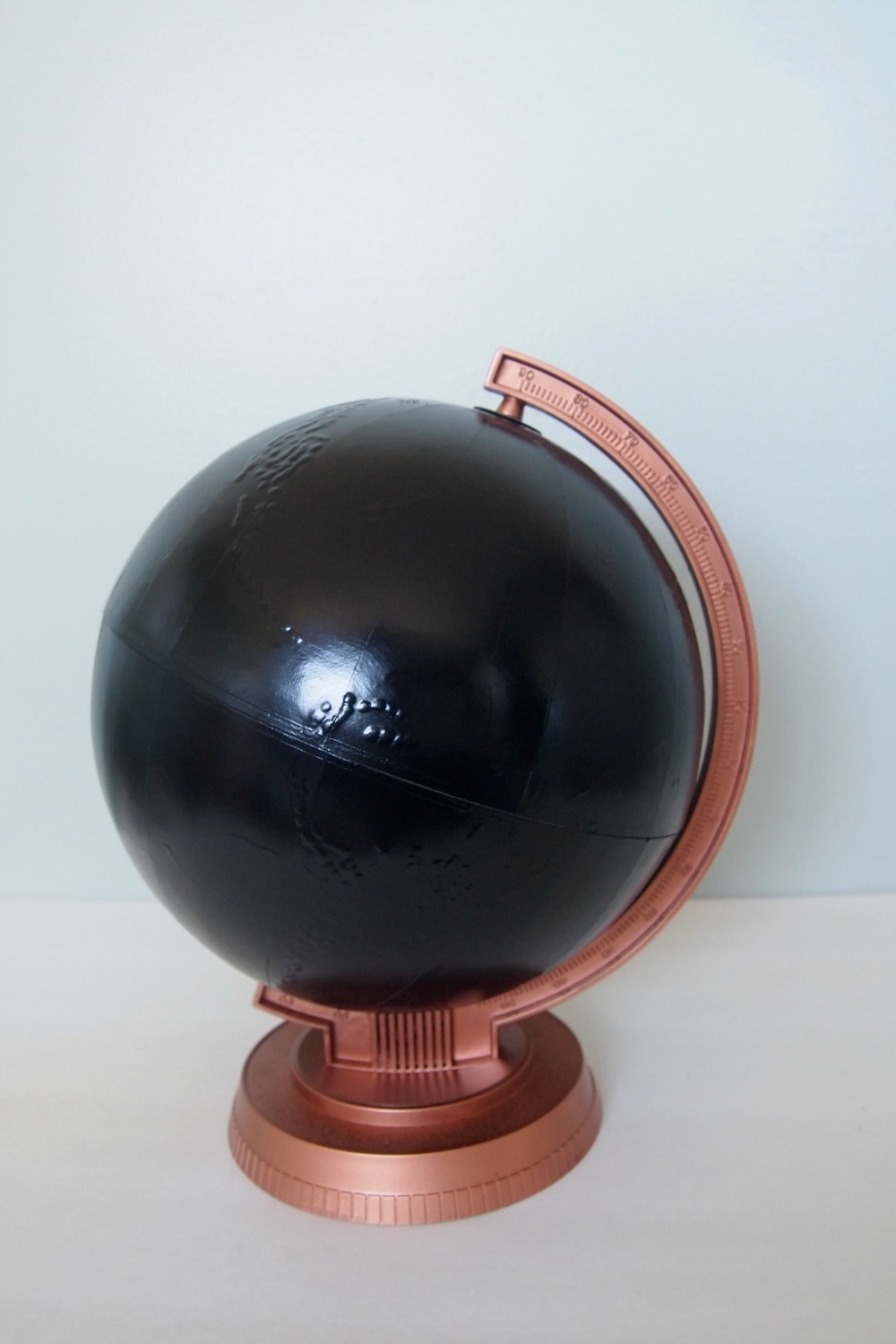 Painted Globe Before Writing