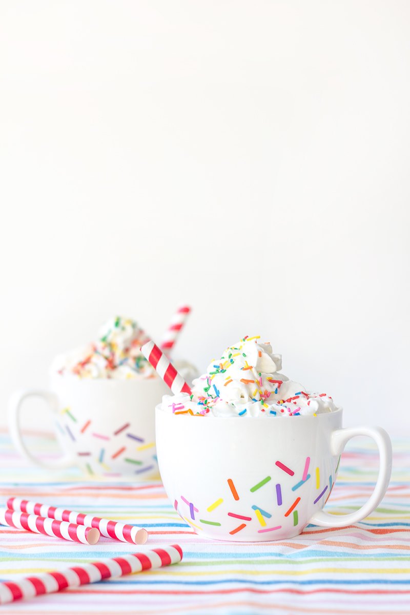 Sprinkle mugs from Studio DIY