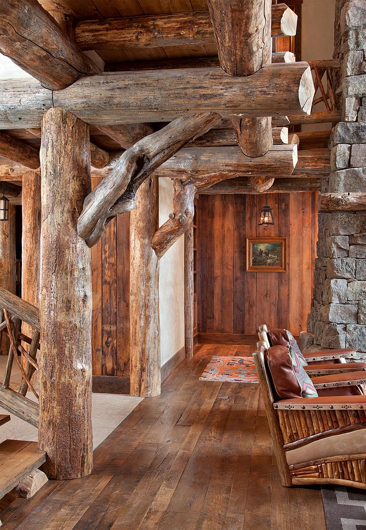 Local timber and stone shape the exquisite mountain cabin designed by Lohss Construction