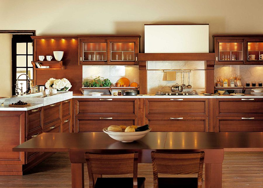 Wide range of cabinets and storage solutions turn Certosa into a dream kitchen