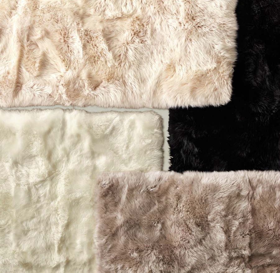 Sheepskin rugs from RH Teen