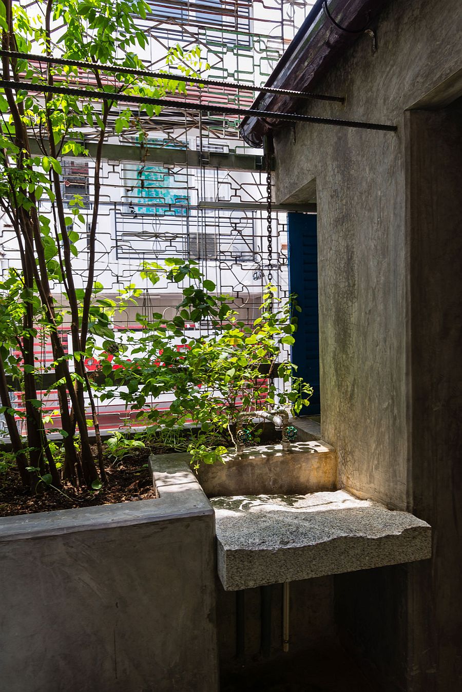 Traditional home in Vietnam reflects local architectura; style