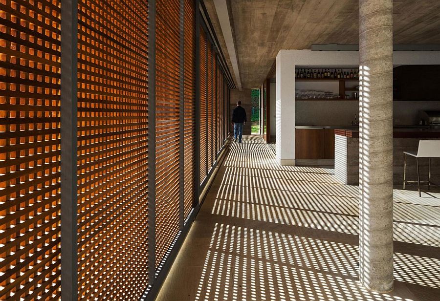 Wooden doors usher in natural light