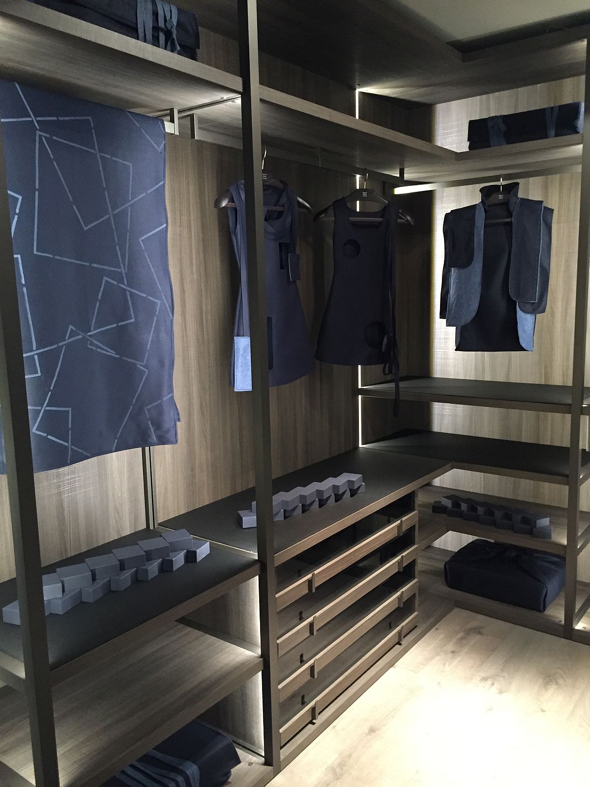 Gorgeous walk-in closet from MisuraEmme at Milan 2016