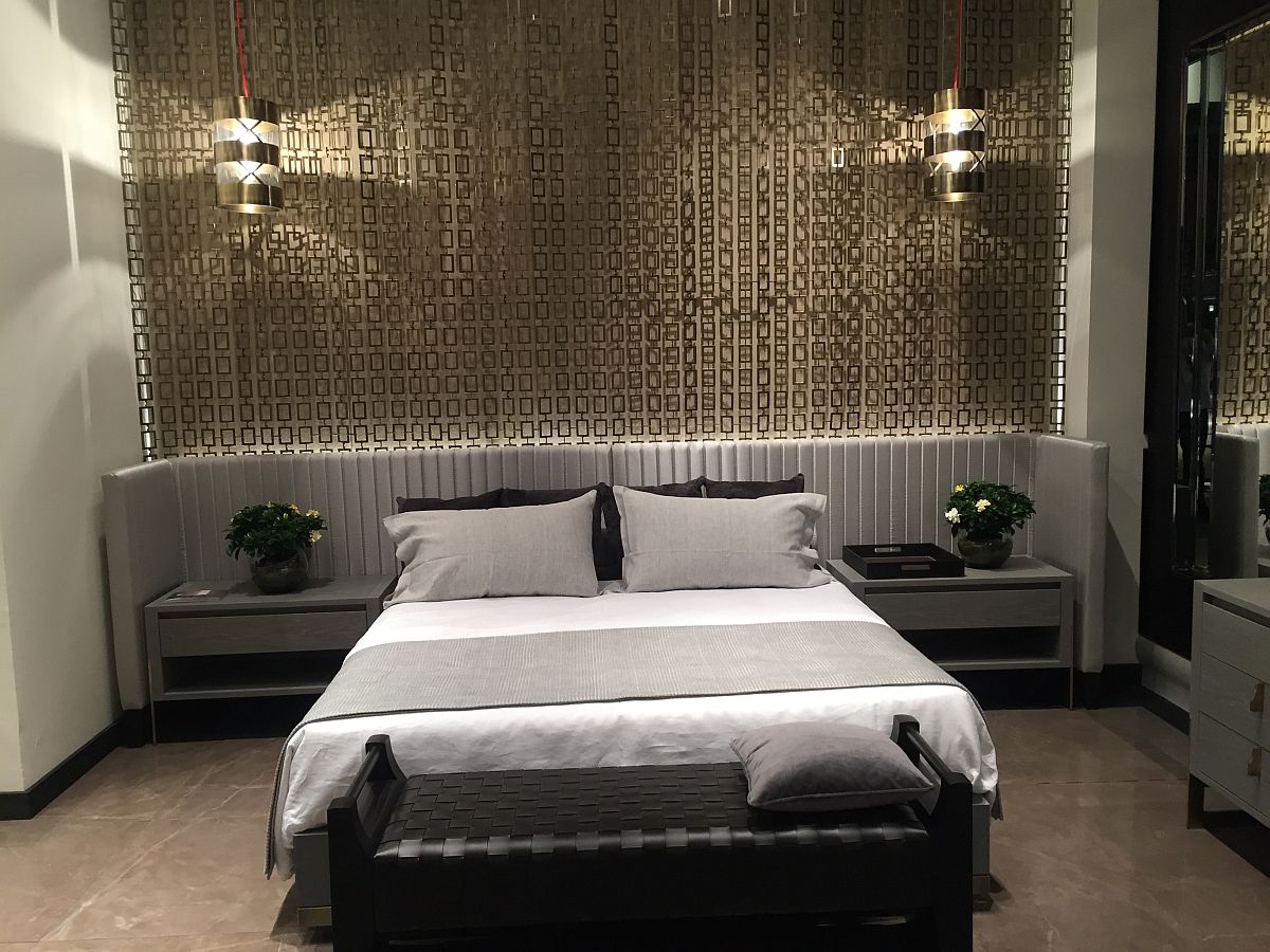 Stylish modern bedroom from Bellavista at Milan 2016