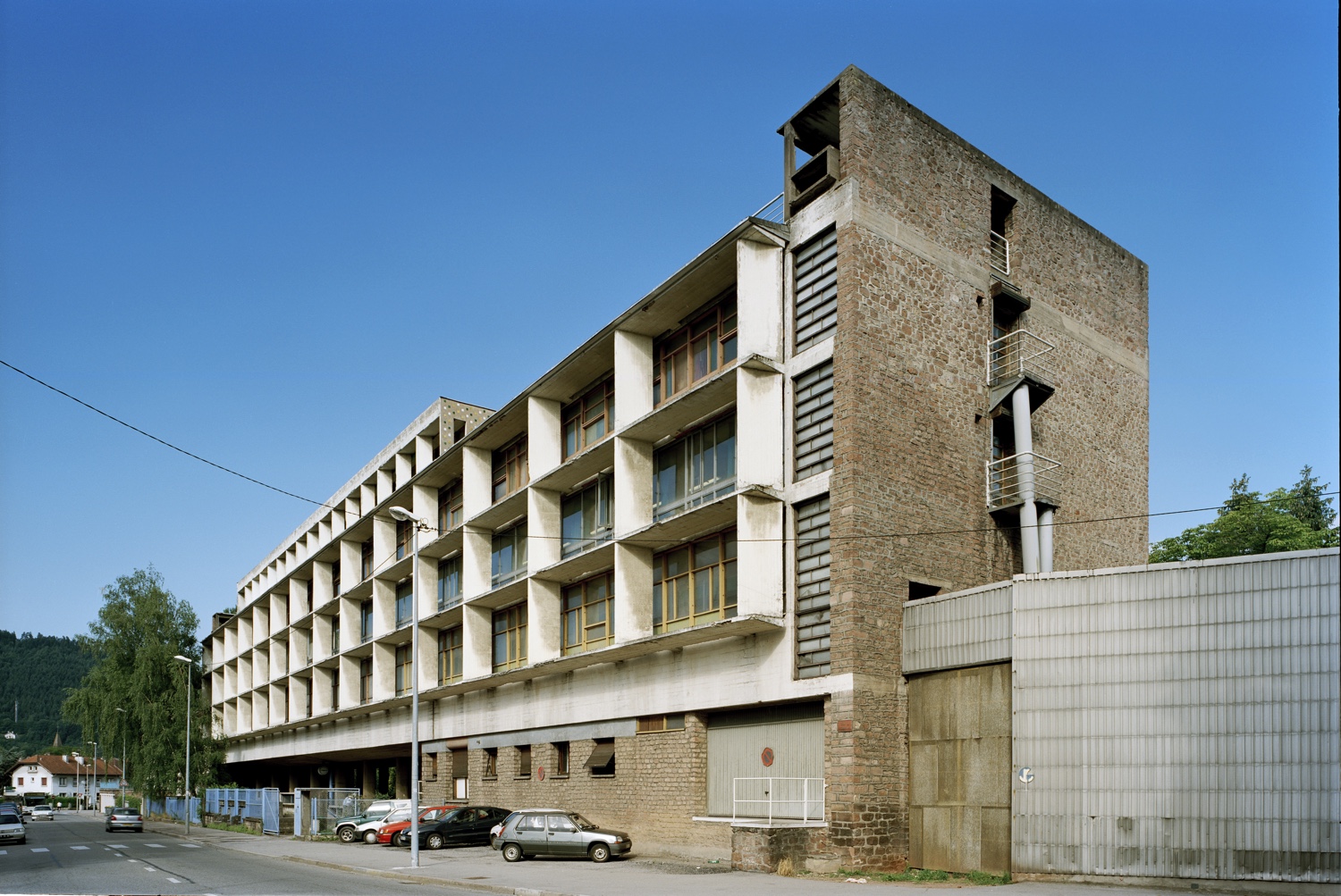 Usine Claude et Duval Factory, Saint-Dié, France, 1946. Photo by Oliver Martin-Gambier © FLC/ADAGP.
