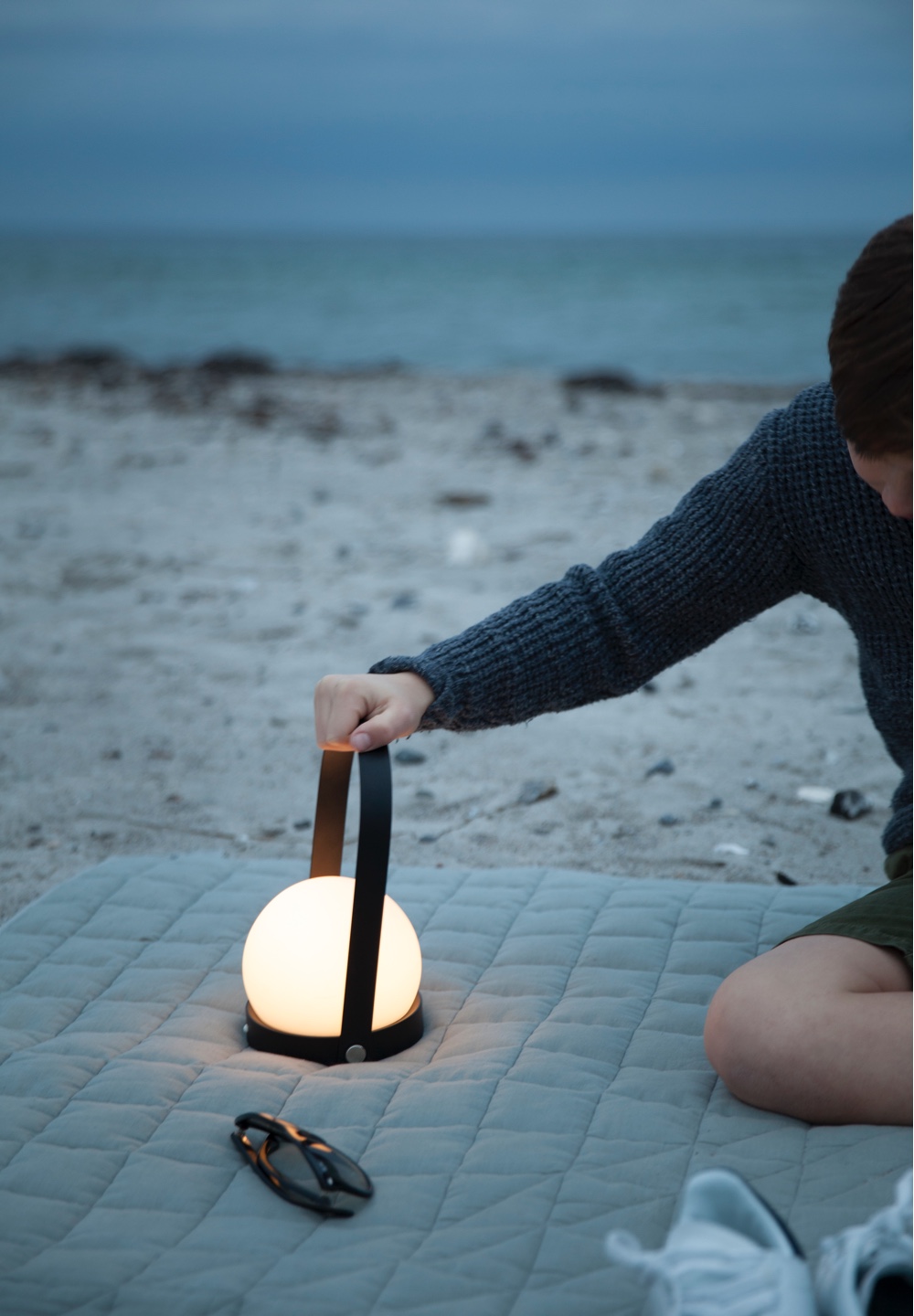 LED Carrie lamp by Frederik Alexander Werner for Menu. Images via Norm Architects.