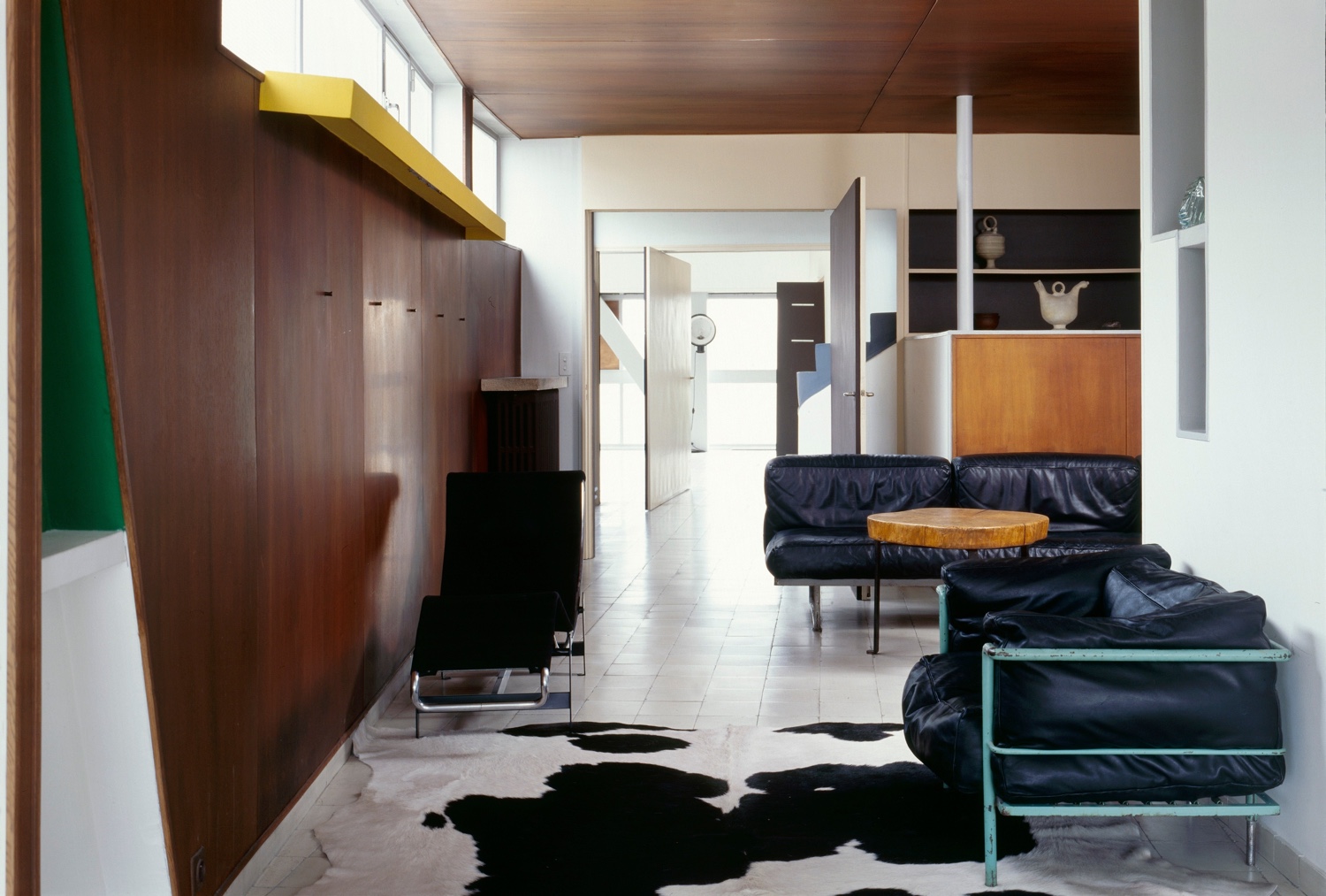 Le Corbusier's living room in his Molitor apartment. Photo by Oliver Martin-Gambier © FLC/ADAGP.