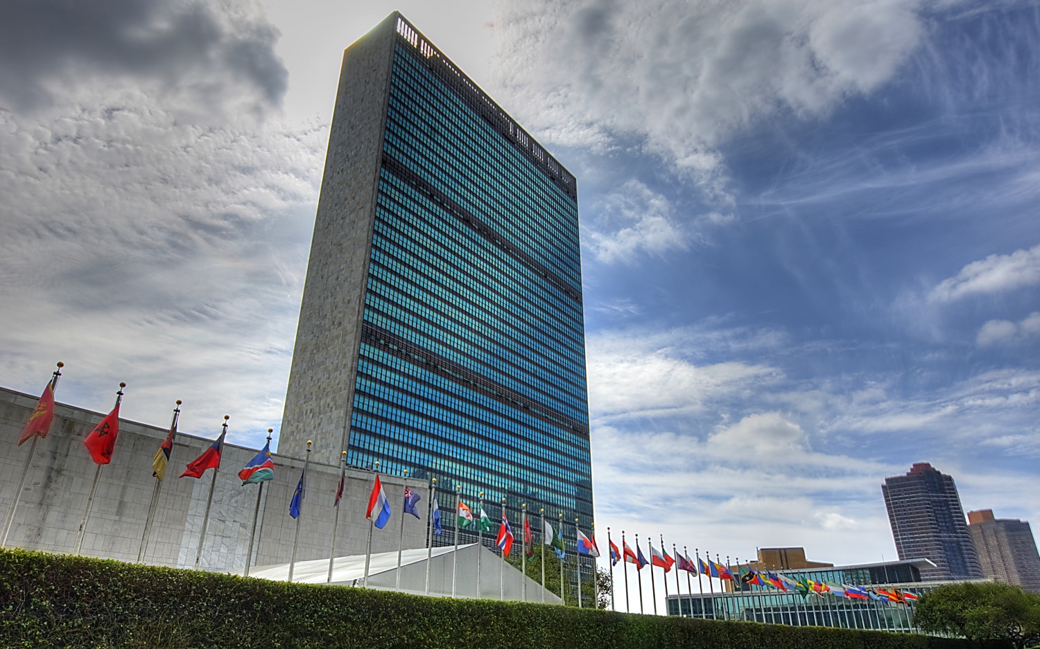 United Nations Headquarters, New York City. Photo by knowsphotos/flickr via The Tower.