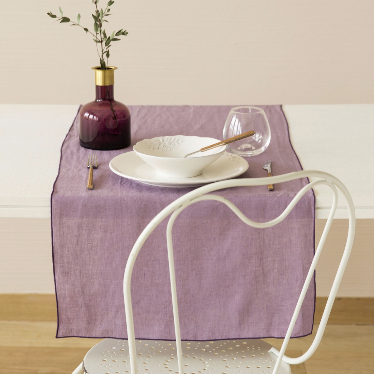 Linen table runner from Zara Home