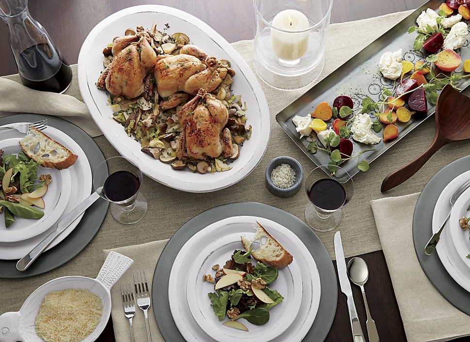 Fall tablescape by Crate & Barrel