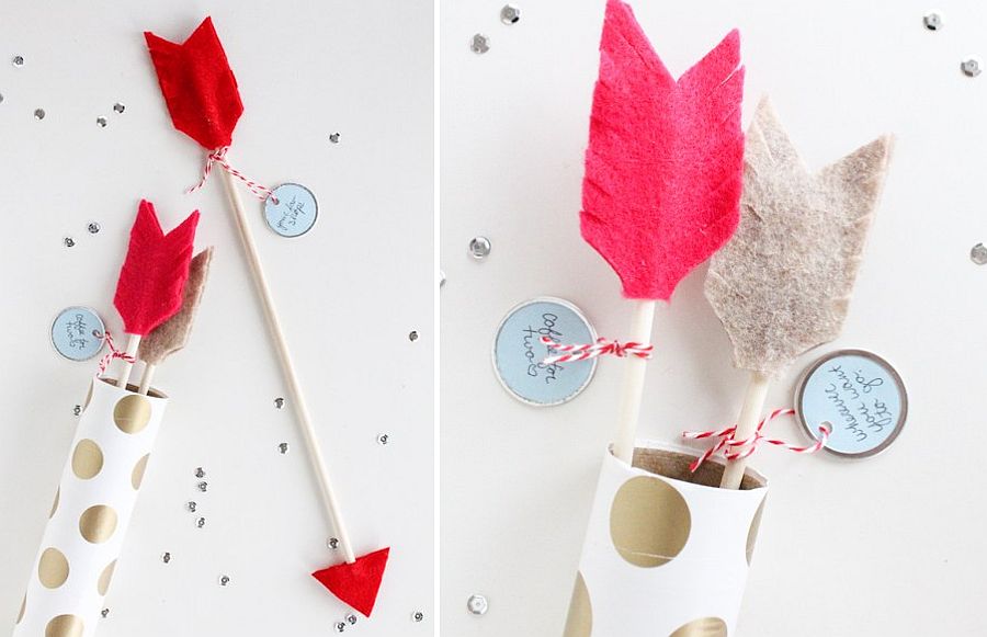 Bring the touch of Cupid to Valentine’s Day celebrations with DIY Arrows
