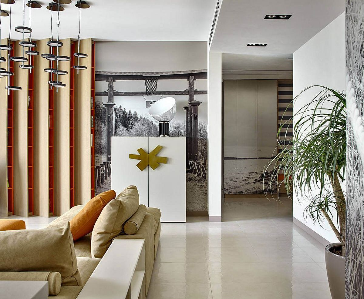 Eclectic and refined modern apartment in Moscow