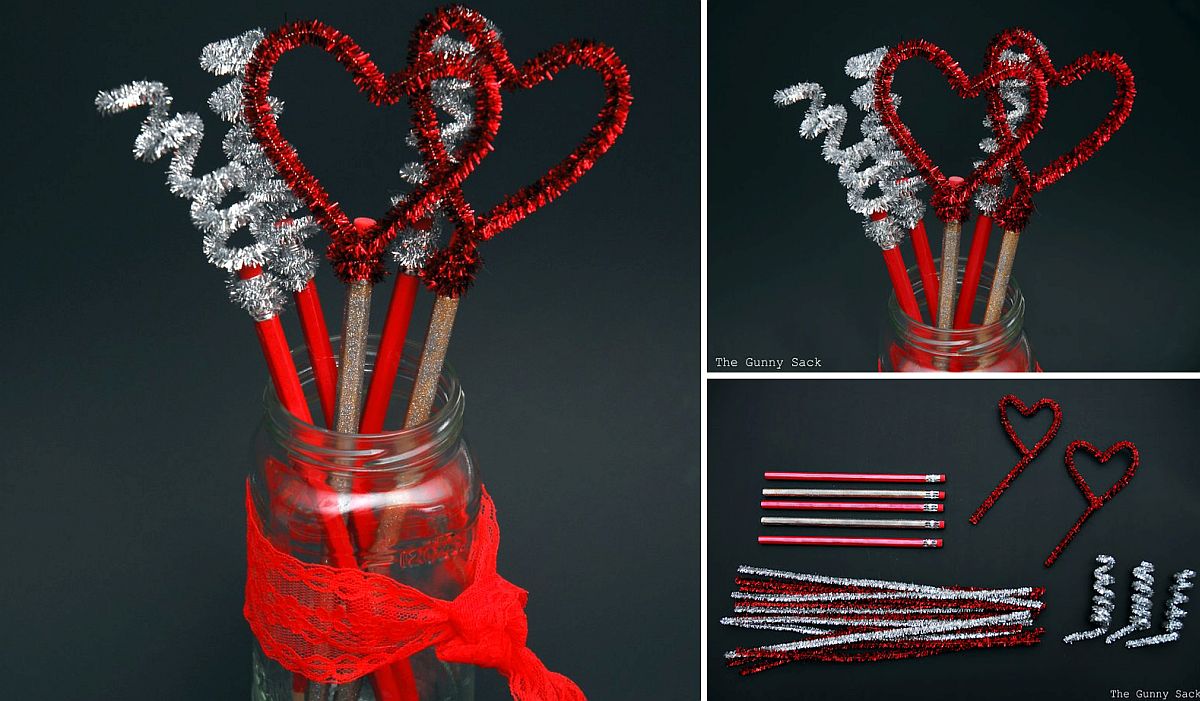 Fabulous Valentine’s Day Pencils – Kids Crafts