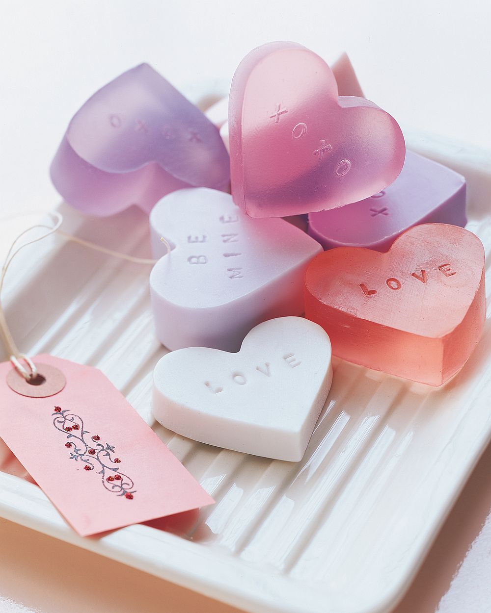 Take your Valentine’s Day Celebration into the Bath with these DIY heart-shaped soaps
