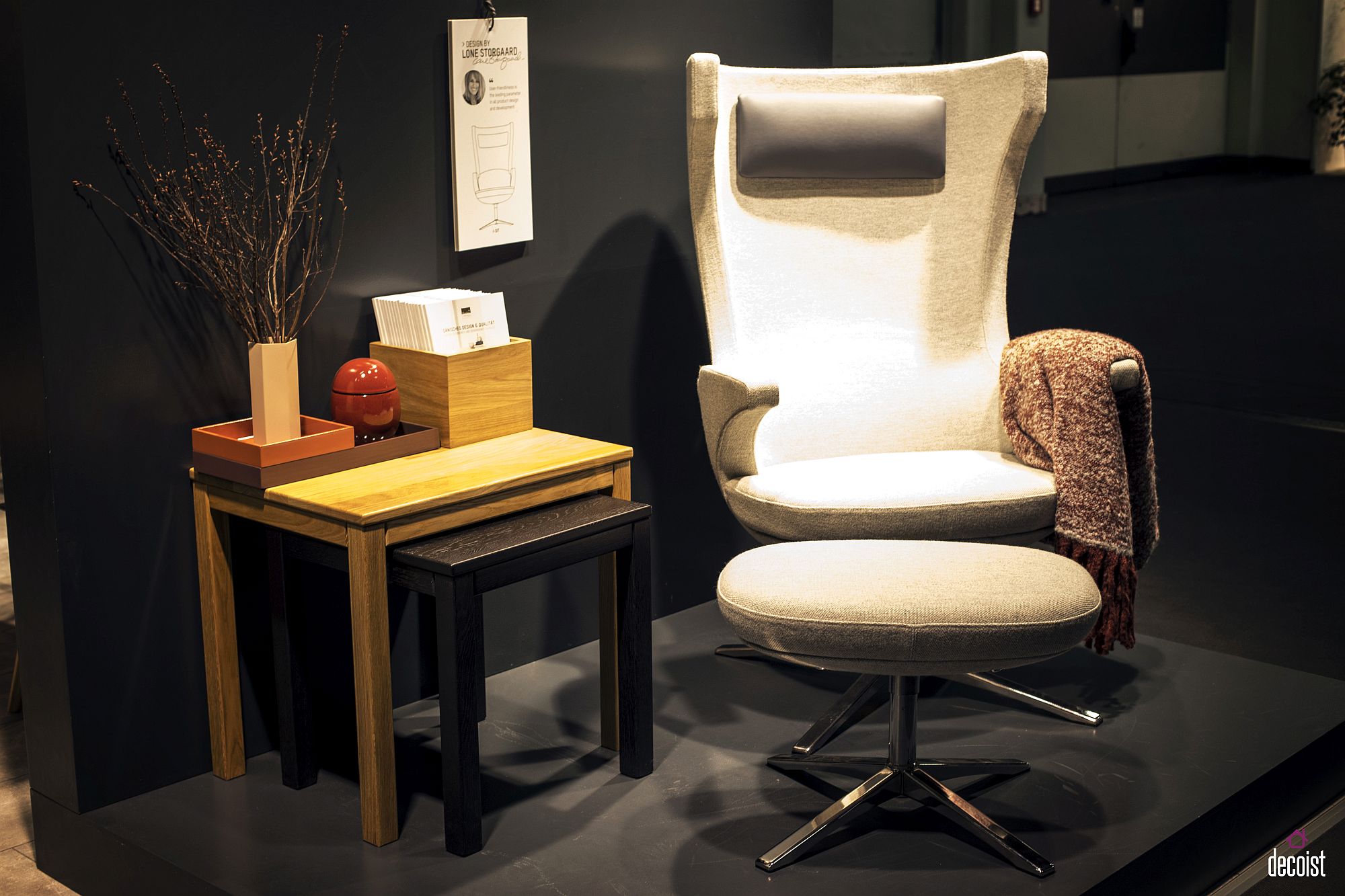 Smart nesting tables from Haslev