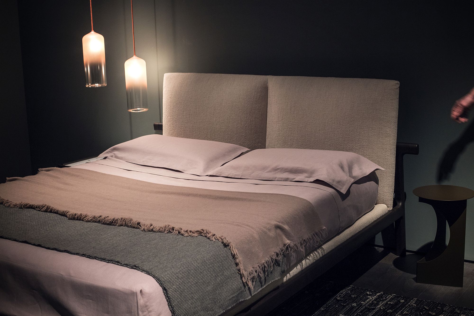 Minimal and contemporary pendants for bedside lighting