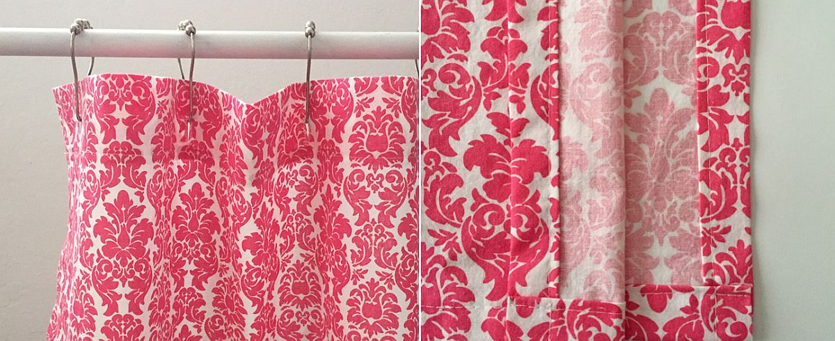 Colorful Fabric Shower Curtain