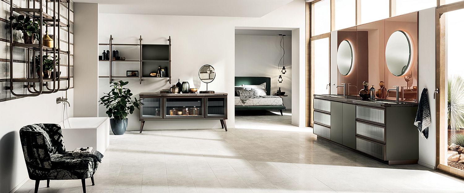Diesel Open Workshop composition in neutral hues