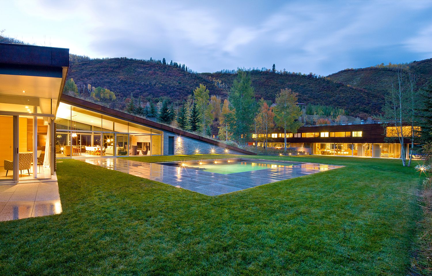 Two new stunning additions to the moutain home give it a green makeover