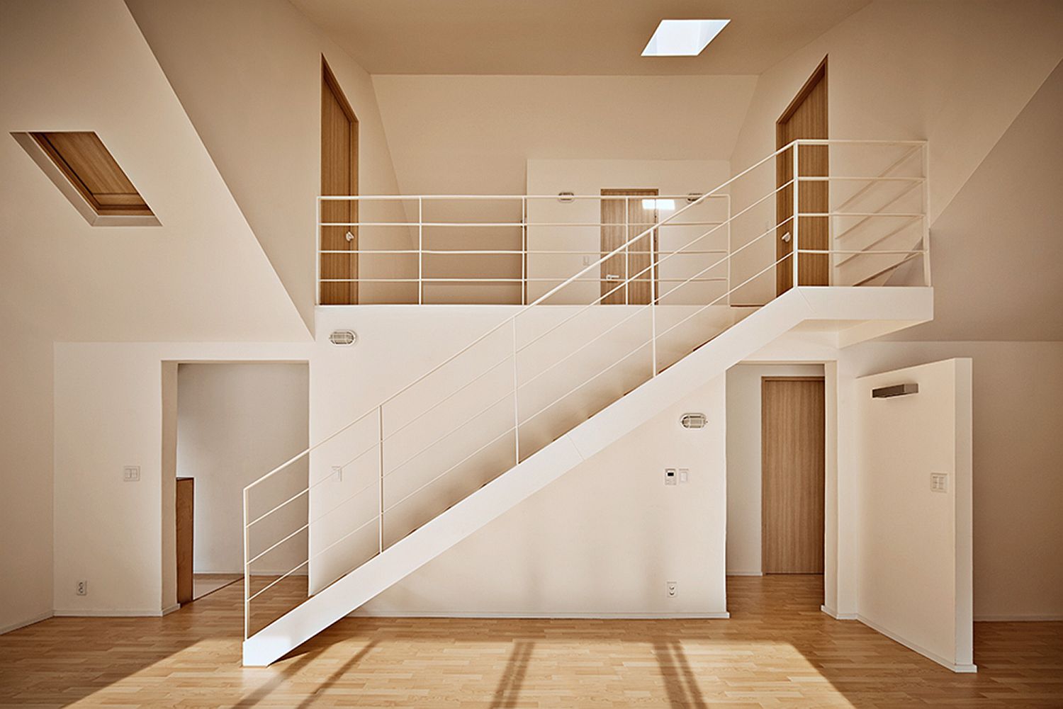 Multiple open and social areas pomote interactivity between family members