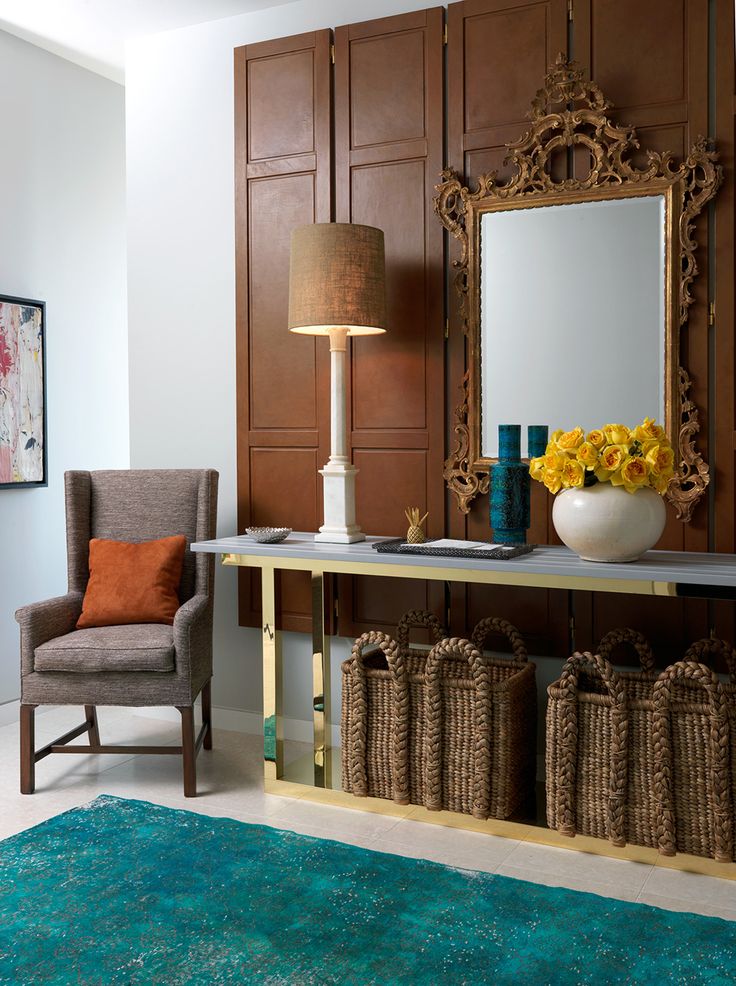 Elegant entry console table