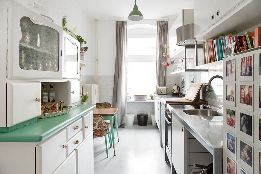 Small shabby chic kitchen makes most of the limited space on offer