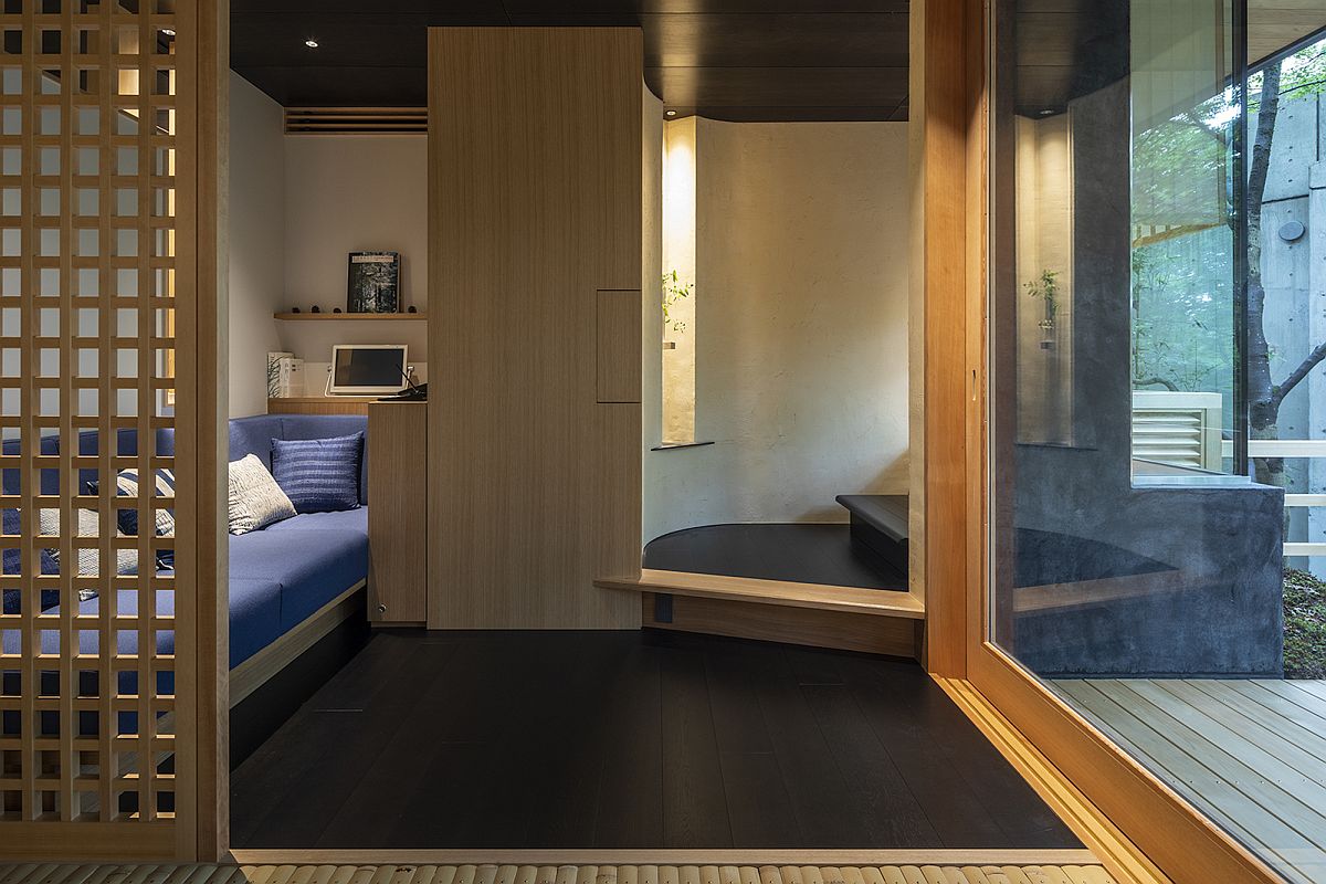 Home office and second bedroom of the Japanese house
