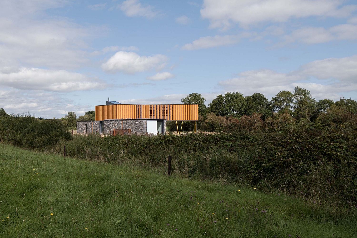 View of the Meadow Dance House from a distance