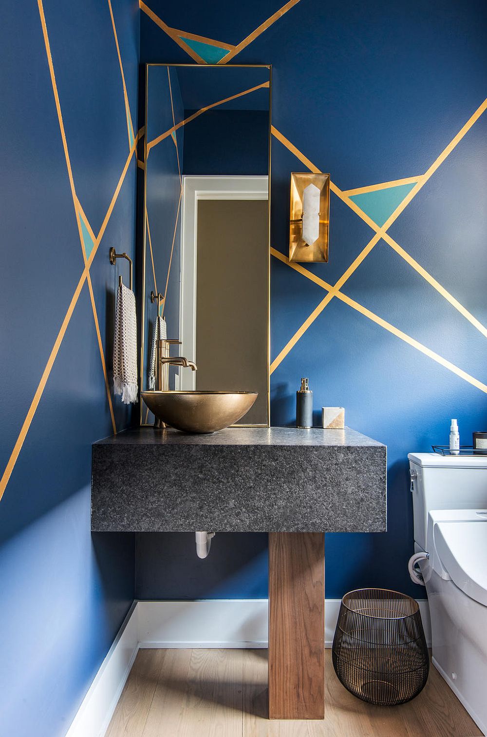 Bold Color Trending in the Powder Room: 20 Fab Ideas, Inspirations