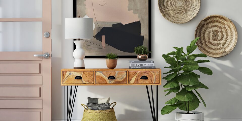 How to Style an Entryway Table