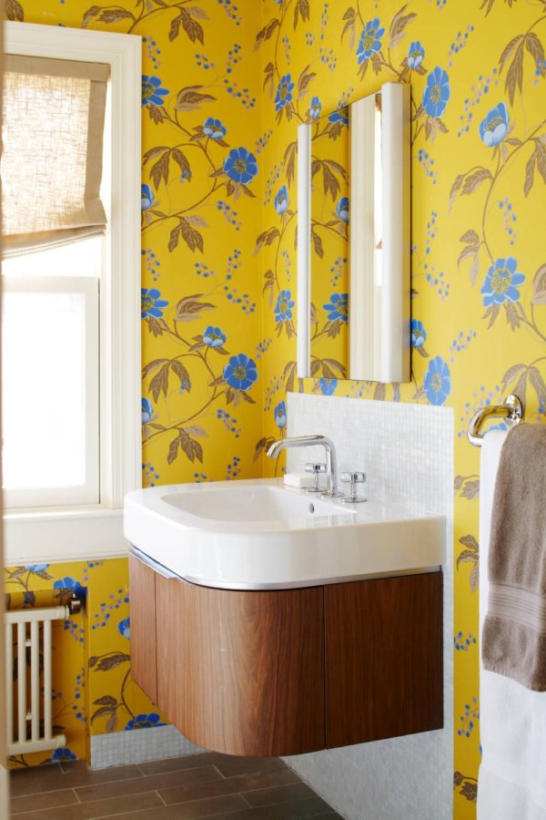 Bold Color Trending in the Powder Room: 20 Fab Ideas, Inspirations ...