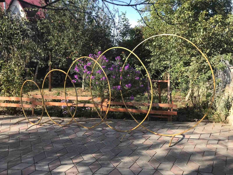 Round wedding arches from Wood & Craft