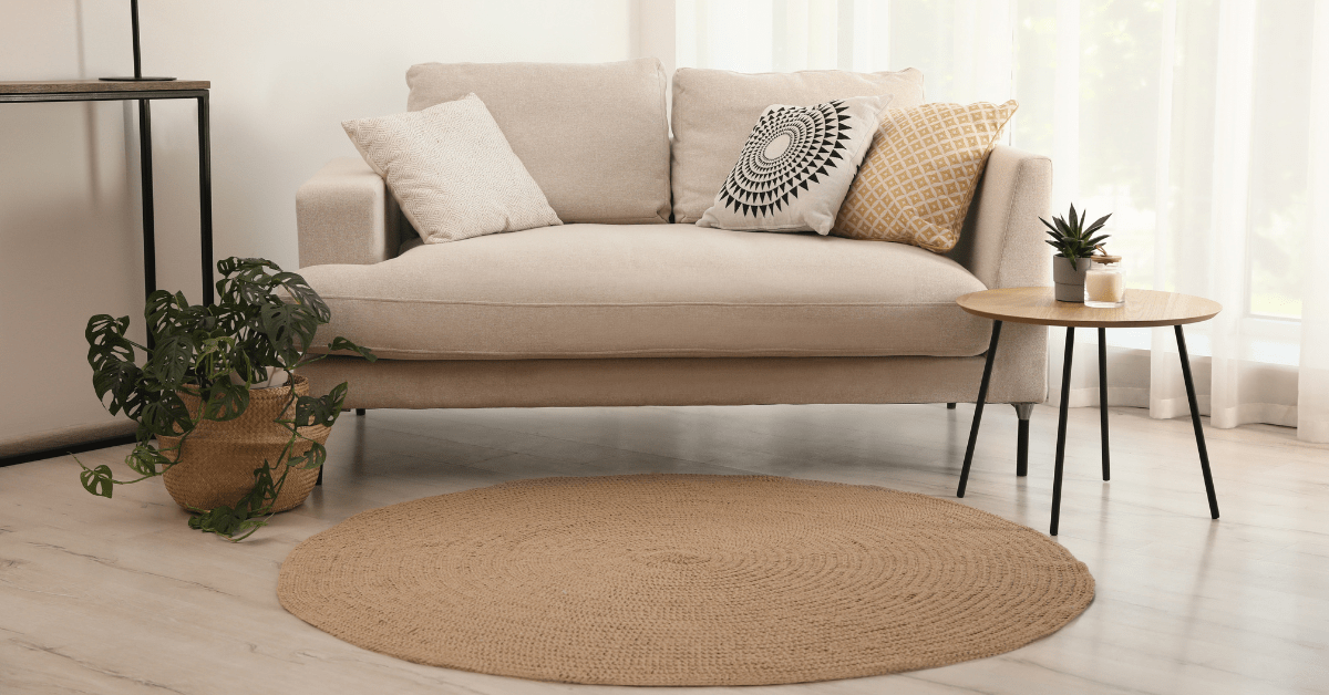 Tips For Styling a Round Rug in a Living Room