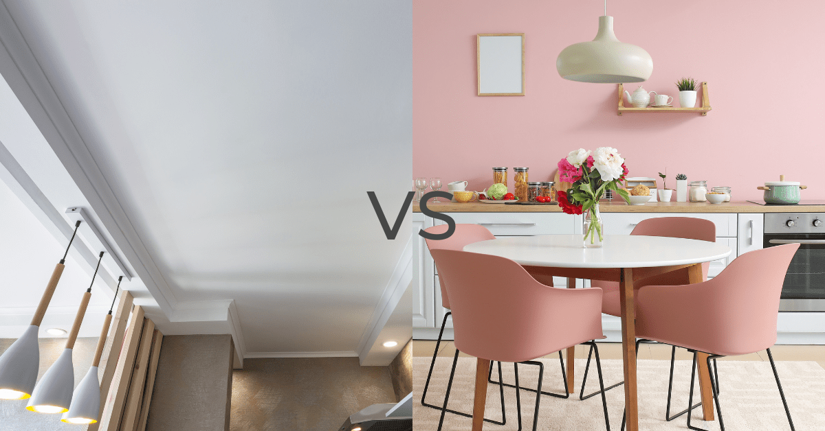 Ceiling Paint vs Wall Paint – Differences and When to Use Each